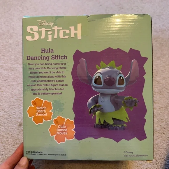 Disney Stitch Dancing Figure in Blue and Green - Picture 2 of 6